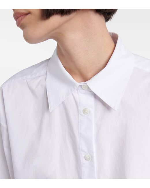 Camisa De Algodon Totême  de color White