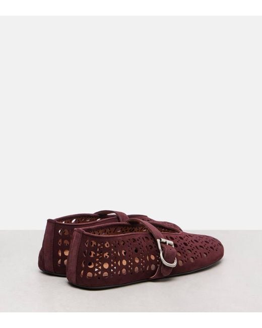 Alaïa Pink Ballerinas La Ballerine