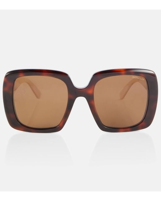 Moncler Brown Blanche Square Sunglasses