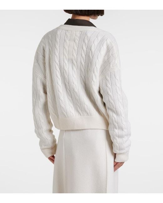 Cardigan Cassie di Lisa Yang in White