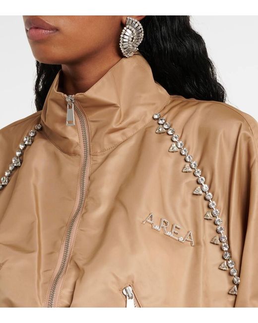 Area Natural Crystal Trim Track Jacket