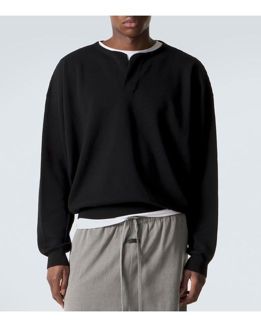 Fear Of God Black Virgin Wool Sweater for men