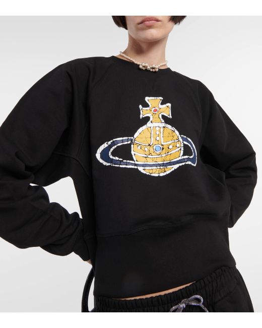 Sweat-shirt en coton Vivienne Westwood en coloris Black