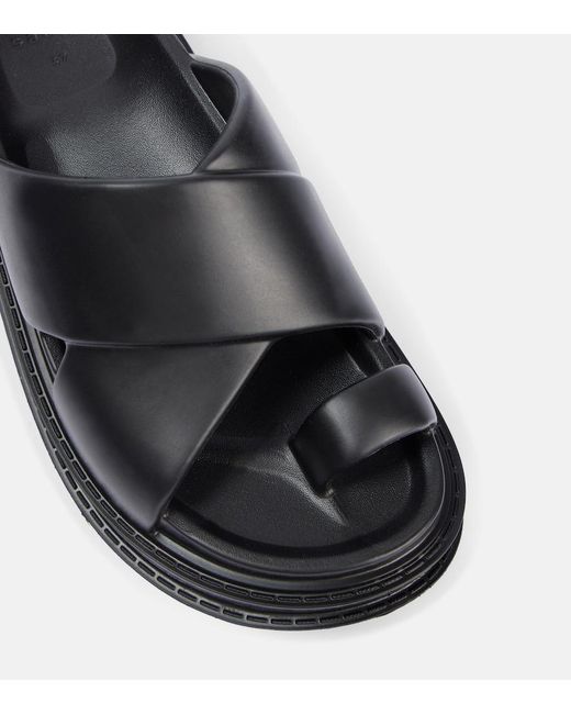 Sacai Black Platform Sandals