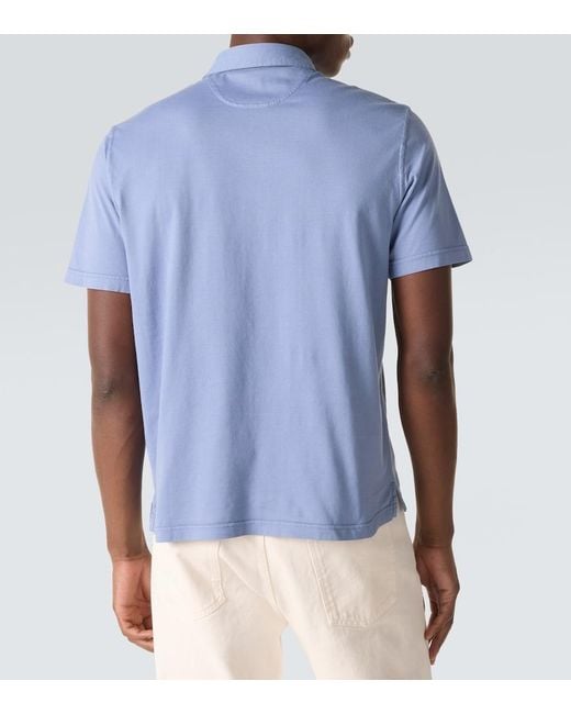 Polo Zero En Coton Fedeli pour homme en coloris Blue