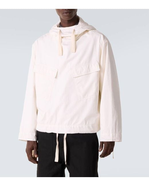 Studio Nicholson White X Aaron Levine Kirby Cotton Jacket for men