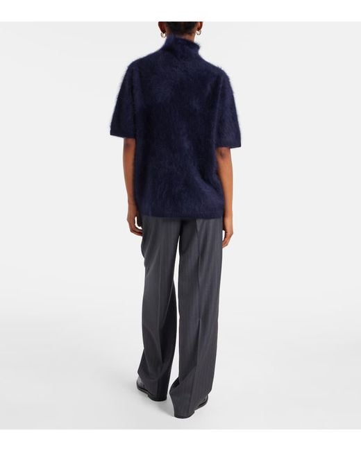 Lisa Yang Blue Pullover Madelene Aus Kaschmir