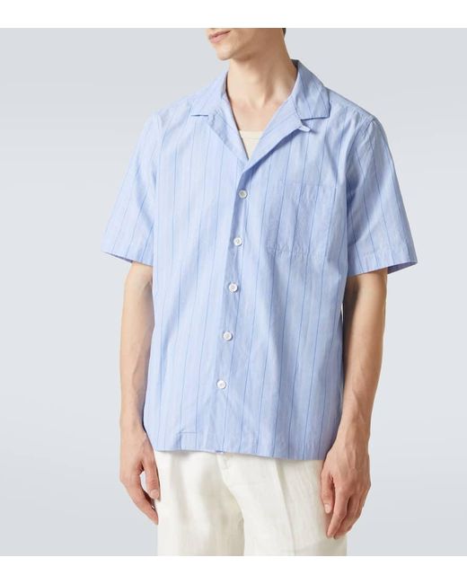 Lardini Hemd Aus Baumwollpopeline in Blue für Herren