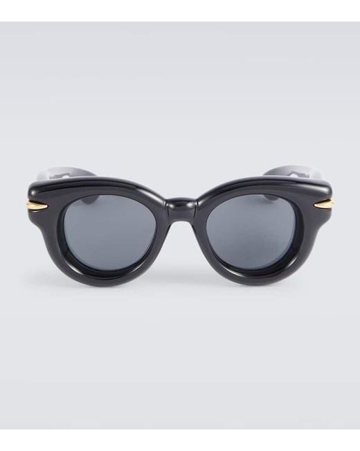 Loewe Blue Inflated Round Sunglasses for men