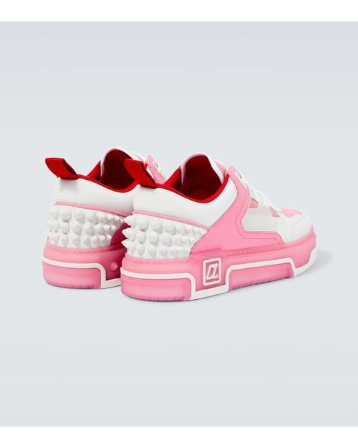 Zapatillas Astroloubi Con Piel Christian Louboutin de hombre de color Pink