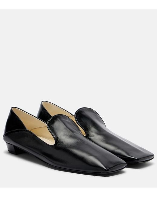 Phoebe Philo Black Leather Loafers