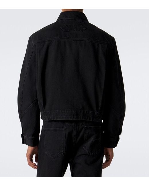 Jacquemus Black Canevas De-Nimes Denim Jacket for men