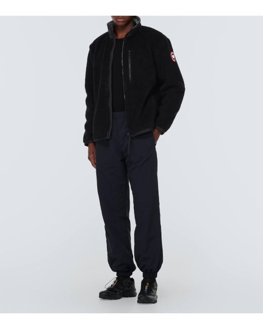 Canada Goose Black Kelowna Fleece Jacket for men