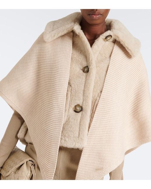 Max Mara Natural Virgin Wool Shawl