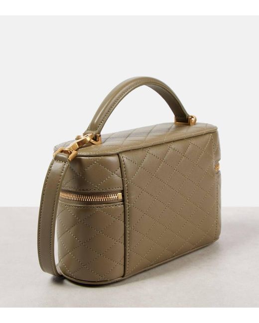 Saint Laurent Brown Schultertasche Gaby Cassandre Aus Leder