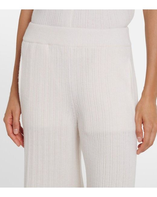 Eleventy White Wool And Cashmere Straight Pants