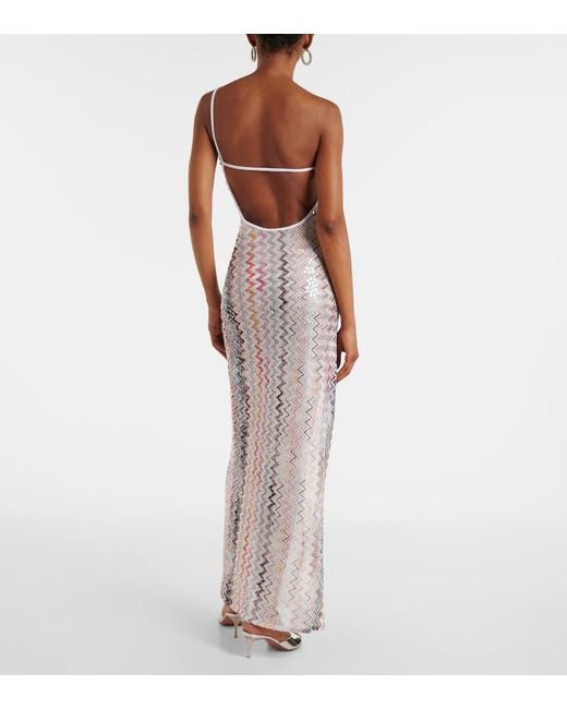 Missoni White Zigzag Beach Dress
