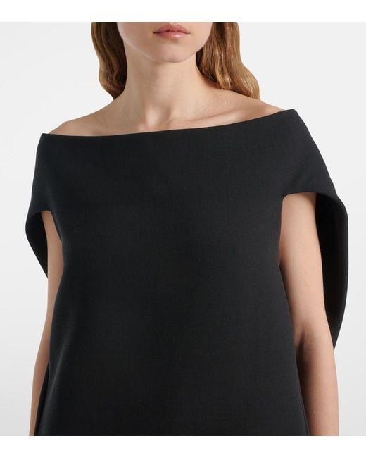 The Row Black Off-Shoulder-Top Pallenberg