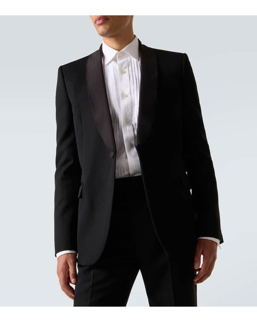 Alexander McQueen Anzugjacke Aus Schurwolle in Black für Herren