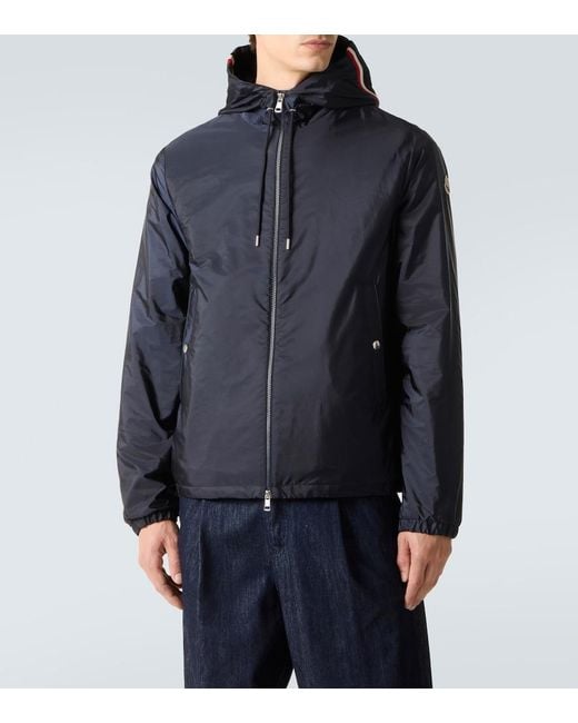 Moncler Blue Hooded Jacket for men