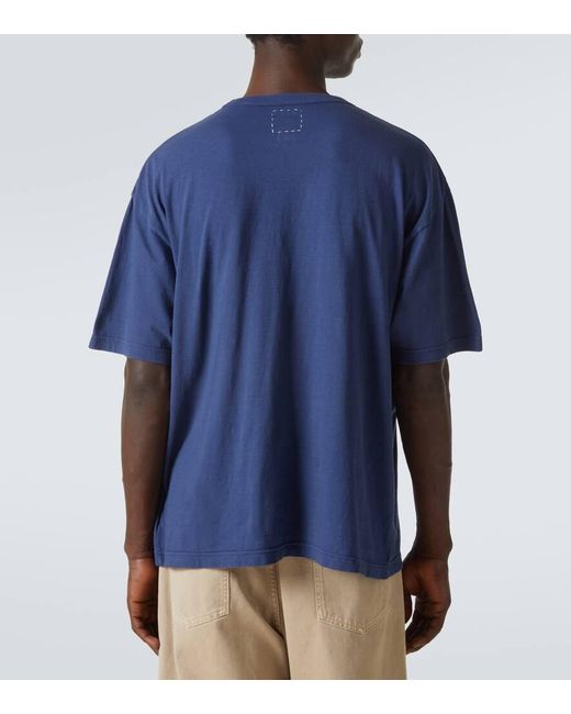 Camiseta Jumbo En Mezcla De Algodon Visvim de hombre de color Blue