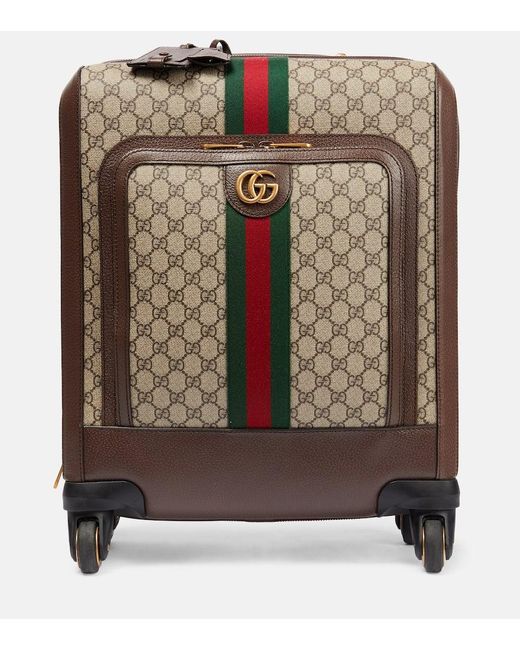Gucci Brown Savoy Small Carry-on Suitcase