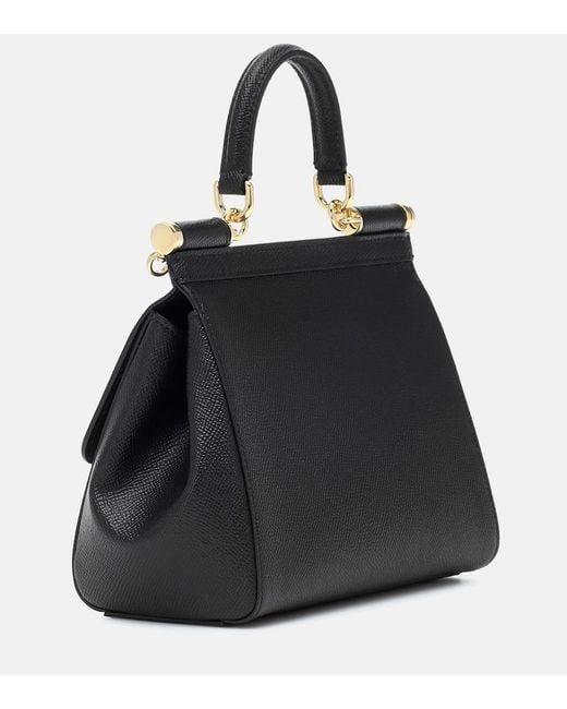 Dolce & Gabbana Black Small Sicily Bag