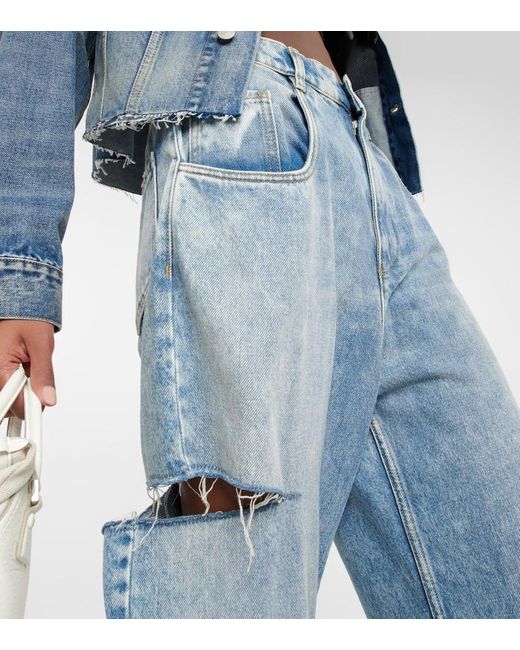 スカート Maison Margiela Gonna Lunga In Jeans Gonna lunga di jeans in Blu - MM 6 Maison Margiela | Mytheresa