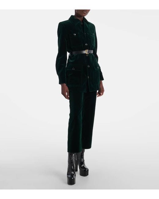 Pantaloni Regular di Saint Laurent in Blue