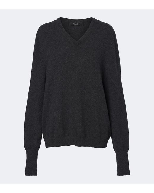 Gucci Black Knitted Cashmere Sweater