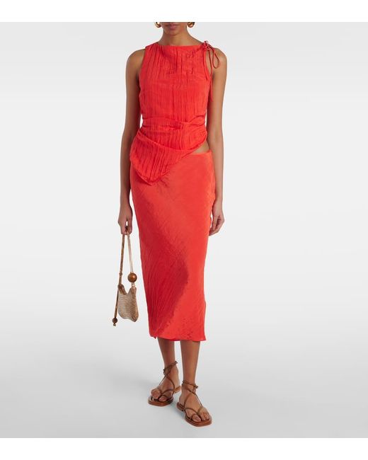 Sir Red Ligera Open-Back Top