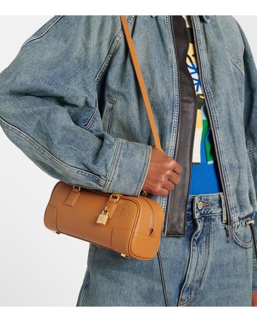 Loewe Brown Amazona 23 Leather Tote Bag