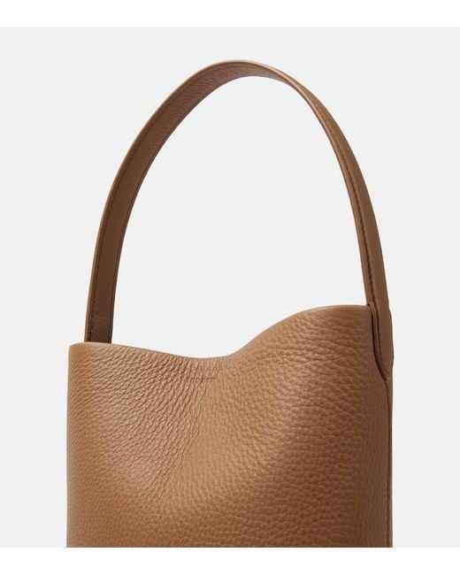 The Row Brown Tote Bag N/S Park Small Aus Leder