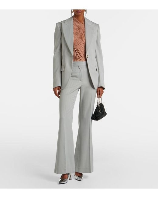 Stella McCartney Pink Draped Bodysuit