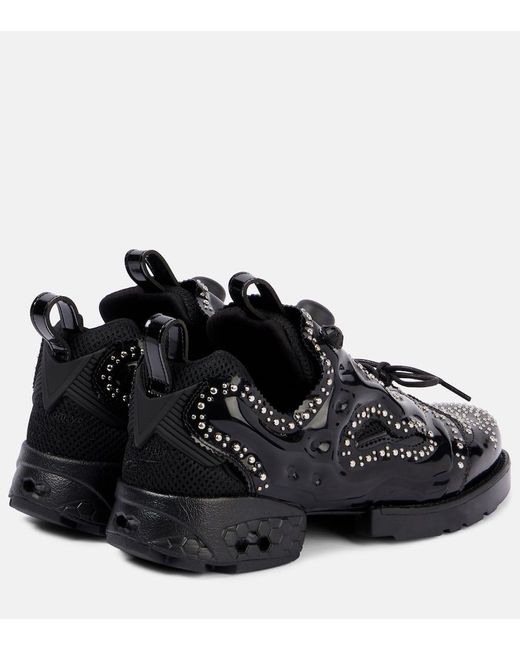 Noir Kei Ninomiya Black Studded Brogue Sneakers