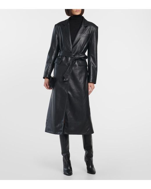 AG Jeans Black X Emrata Valentina Trench Coat
