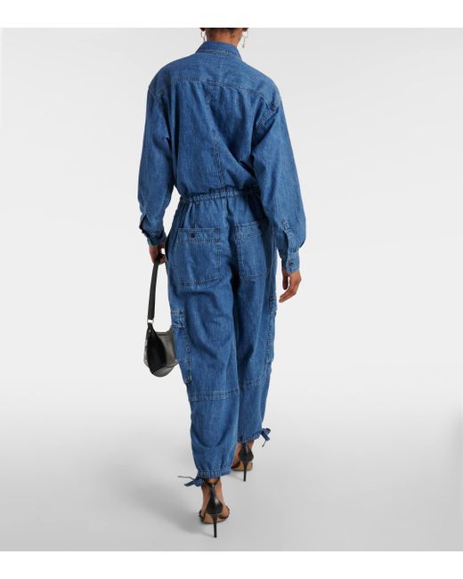 Combi-pantalon Idany en jean Isabel Marant en coloris Blue