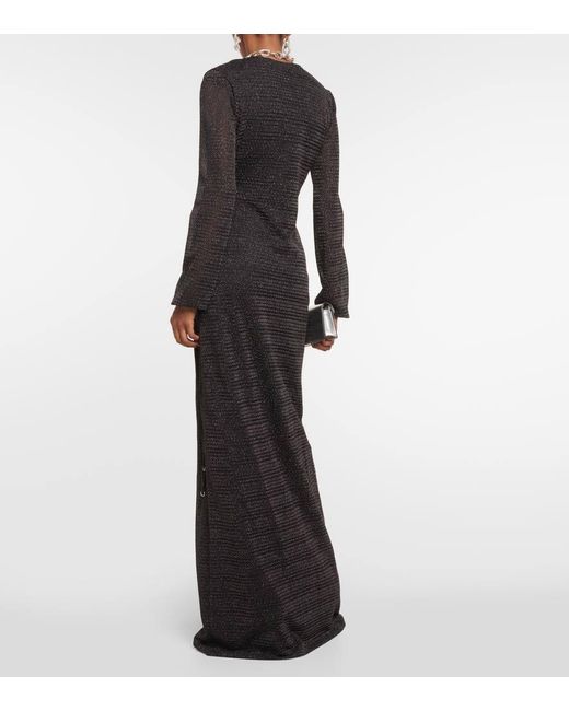 Missoni Black Wrap Maxi Dress