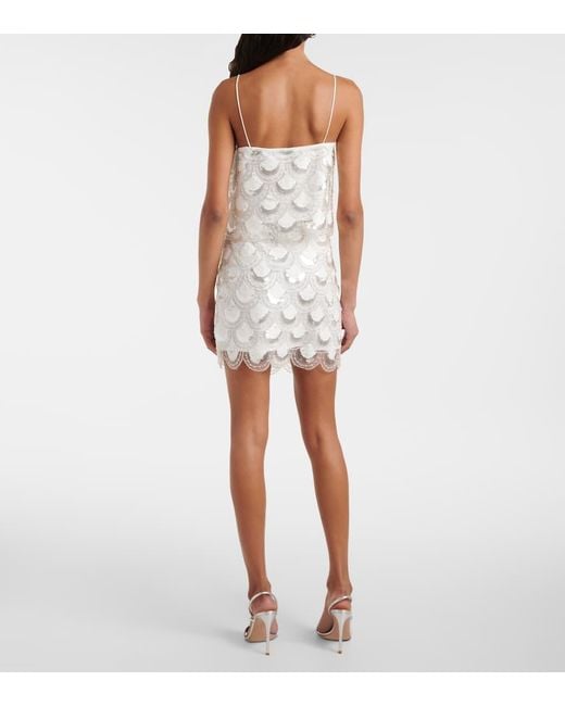 Top Cropped Con Paillettes di ROTATE BIRGER CHRISTENSEN in White