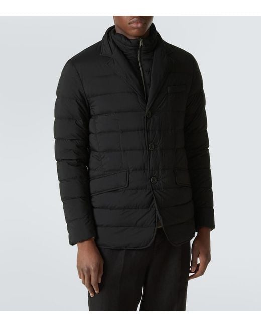Herno Black La Giacca Down-Filled Jacket for men
