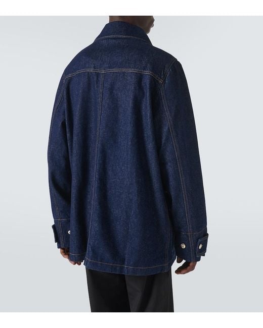 Wales Bonner Blue Shadow Denim Jacket for men