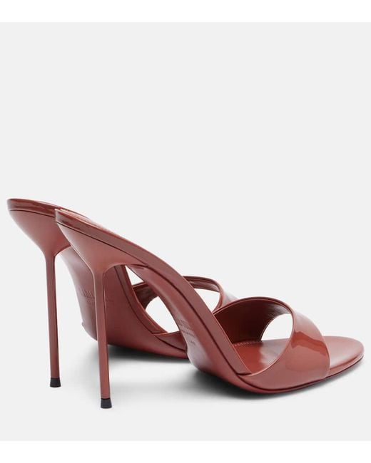 Mules Lidia 105 En Cuir Paris Texas en coloris Red