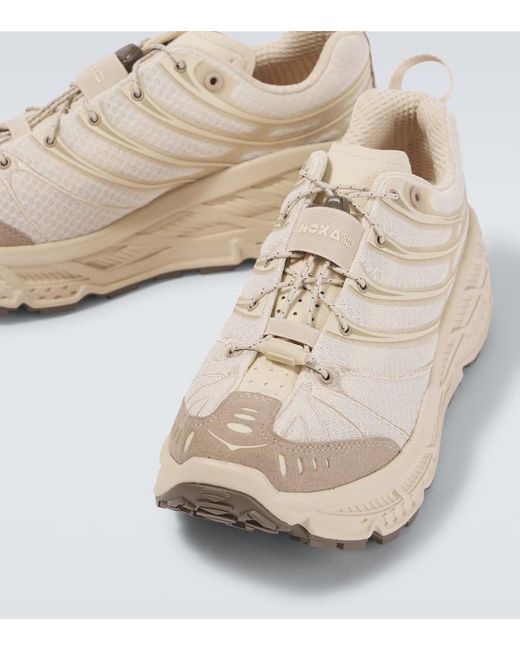 Hoka One One White Stinson Evo Og Running Shoes for men