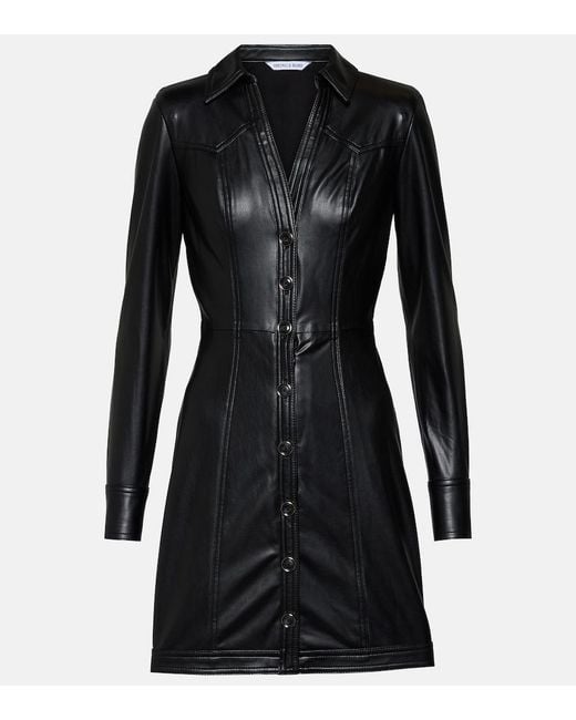 Veronica Beard Black Garrett Shirt Dress