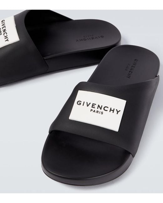 Mules A Logo Givenchy pour homme en coloris Black