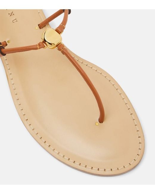 Amanu Multicolor Naivasha Leather Thong Sandals