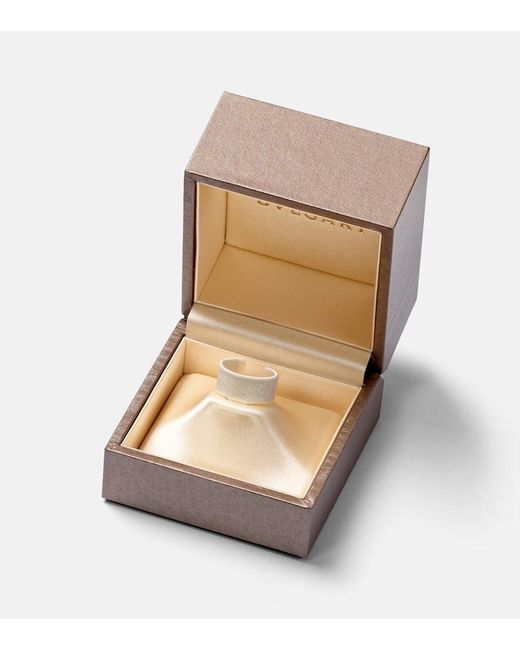 BVLGARI White Ring Divas' Dream Aus 18Kt Rosegold Mit Diamanten Und Malachit