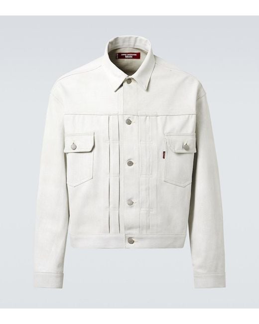 Junya Watanabe White X Levi's Oversized Denim Jacket for men