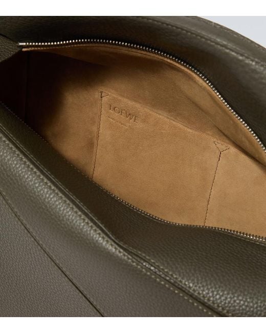 Loewe Black Puzzle Large Leather Top-Handle Bag for men