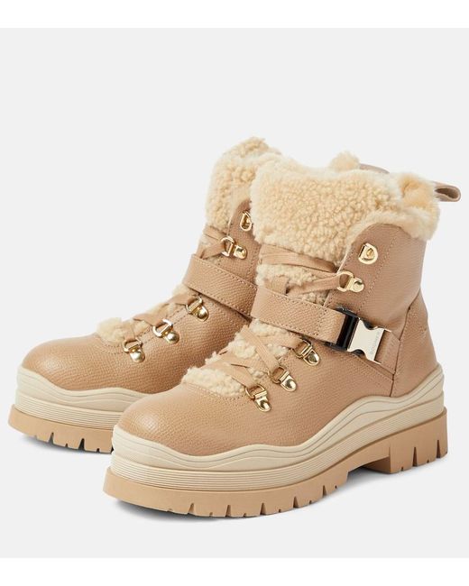 Bogner Natural Arosa Ankle Boots